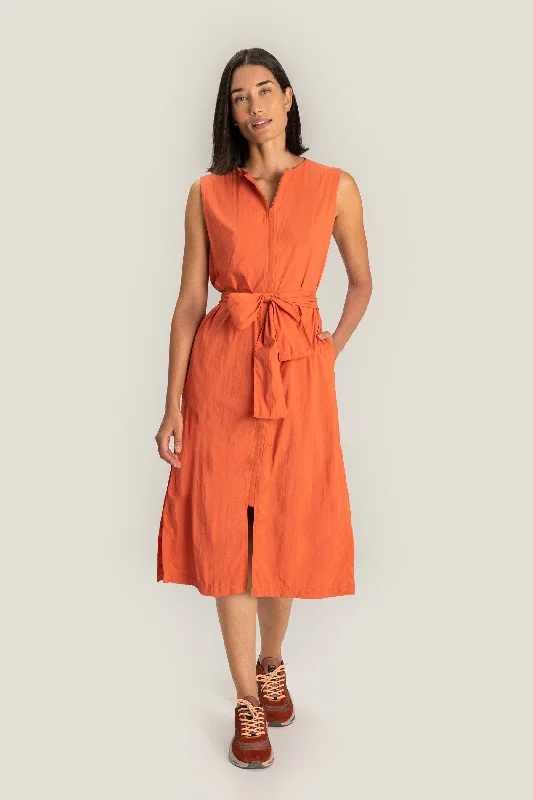 Nylon Tech Midi Dress Bright color unclassified dresses