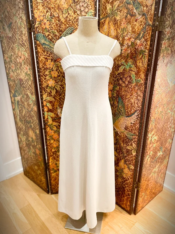 1970s Silver Sparkle Disco Dress Tulle unclassified dresses