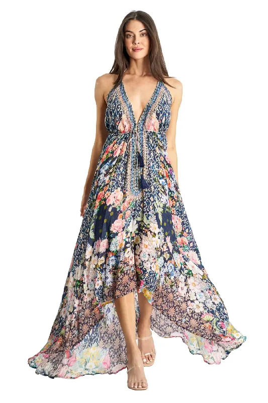 Resort Wear Halter Maxi Dress Date night unclassified dresses