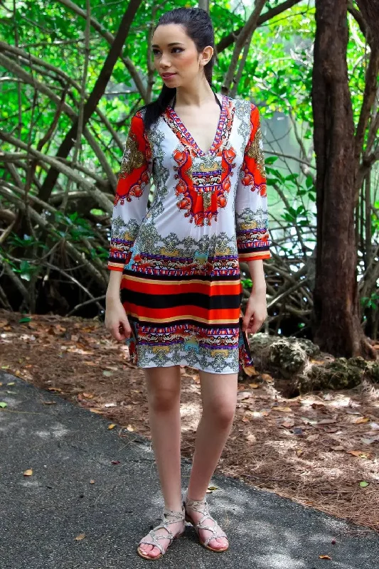 Tunic-Style Cover-Up Dress | Resort Wear Wholesale Ruffled unclassified dresses